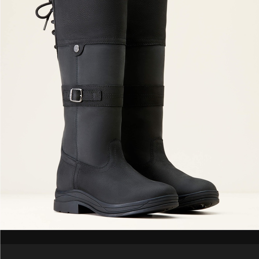 Ariat Langdale Black riding h20 boots size 8 brand new waterproof women’s
